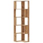 vidaXL Eck-Bücherregal 5 Böden Artisan-Eiche 50x50x179cm Holzwerkstoff vidaXL Eck-Bücherregal 5 Böden Artisan-Eiche 50x50x179cm Holzwerkstoff