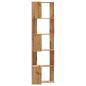 vidaXL Eck-Bücherregal 5 Böden Artisan-Eiche 50x50x179cm Holzwerkstoff vidaXL Eck-Bücherregal 5 Böden Artisan-Eiche 50x50x179cm Holzwerkstoff