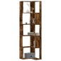 vidaXL Eck-Bücherregal 5 Böden Räuchereiche 50x50x179 cm Holzwerkstoff vidaXL Eck-Bücherregal 5 Böden Räuchereiche 50x50x179 cm Holzwerkstoff