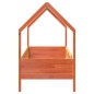 vidaXL Kinderbett Hausbett Wachsbraun 90x190 cm Massivholz Kiefer vidaXL Kinderbett Hausbett Wachsbraun 90x190 cm Massivholz Kiefer