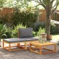 vidaXL Gartentisch 65x65x29 cm Massivholz Akazie vidaXL Gartentisch 65x65x29 cm Massivholz Akazie