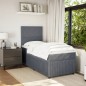 vidaXL Boxspringbett mit Matratze Dunkelgrau 80x200 cm Samt vidaXL Boxspringbett mit Matratze Dunkelgrau 80x200 cm Samt