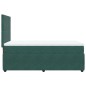 vidaXL Boxspringbett mit Matratze Dunkelgrün 80x200 cm Samt vidaXL Boxspringbett mit Matratze Dunkelgrün 80x200 cm Samt