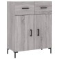 Highboard Grau Sonoma 69,5x34x180 cm Holzwerkstoff Highboard Grau Sonoma 69,5x34x180 cm Holzwerkstoff