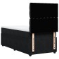 vidaXL Boxspringbett mit Matratze Schwarz 80x200 cm Samt vidaXL Boxspringbett mit Matratze Schwarz 80x200 cm Samt