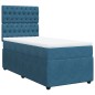 vidaXL Boxspringbett mit Matratze Blau 80x200 cm Samt vidaXL Boxspringbett mit Matratze Blau 80x200 cm Samt