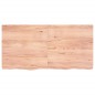 Tischplatte Hellbraun 120x60x6 cm Massivholz Eiche Behandelt Tischplatte Hellbraun 120x60x6 cm Massivholz Eiche Behandelt