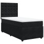 vidaXL Boxspringbett mit Matratze Schwarz 90x190 cm Samt vidaXL Boxspringbett mit Matratze Schwarz 90x190 cm Samt