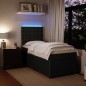 vidaXL Boxspringbett mit Matratze Schwarz 90x190 cm Samt vidaXL Boxspringbett mit Matratze Schwarz 90x190 cm Samt