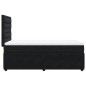 vidaXL Boxspringbett mit Matratze Schwarz 90x190 cm Samt vidaXL Boxspringbett mit Matratze Schwarz 90x190 cm Samt