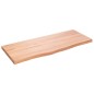 Tischplatte Hellbraun 100x40x4 cm Massivholz Eiche Behandelt Tischplatte Hellbraun 100x40x4 cm Massivholz Eiche Behandelt