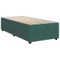 vidaXL Boxspringbett mit Matratze Dunkelgrün 90x200 cm Samt vidaXL Boxspringbett mit Matratze Dunkelgrün 90x200 cm Samt