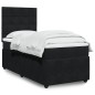 vidaXL Boxspringbett mit Matratze Schwarz 90x200 cm Samt vidaXL Boxspringbett mit Matratze Schwarz 90x200 cm Samt
