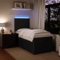 vidaXL Boxspringbett mit Matratze Schwarz 90x200 cm Samt vidaXL Boxspringbett mit Matratze Schwarz 90x200 cm Samt