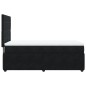 vidaXL Boxspringbett mit Matratze Schwarz 90x200 cm Samt vidaXL Boxspringbett mit Matratze Schwarz 90x200 cm Samt