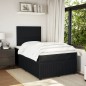 vidaXL Boxspringbett mit Matratze Schwarz 120x200 cm Samt vidaXL Boxspringbett mit Matratze Schwarz 120x200 cm Samt