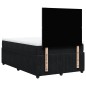 vidaXL Boxspringbett mit Matratze Schwarz 120x200 cm Samt vidaXL Boxspringbett mit Matratze Schwarz 120x200 cm Samt