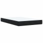 vidaXL Boxspringbett mit Matratze Schwarz 120x200 cm Samt vidaXL Boxspringbett mit Matratze Schwarz 120x200 cm Samt