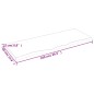 Tischplatte Hellbraun 100x40x2 cm Massivholz Eiche Behandelt Tischplatte Hellbraun 100x40x2 cm Massivholz Eiche Behandelt