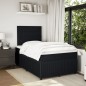 vidaXL Boxspringbett mit Matratze Schwarz 120x200 cm Samt vidaXL Boxspringbett mit Matratze Schwarz 120x200 cm Samt