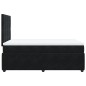 vidaXL Boxspringbett mit Matratze Schwarz 120x200 cm Samt vidaXL Boxspringbett mit Matratze Schwarz 120x200 cm Samt
