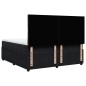 vidaXL Boxspringbett mit Matratze Schwarz 180x200 cm Samt vidaXL Boxspringbett mit Matratze Schwarz 180x200 cm Samt