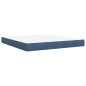 vidaXL Boxspringbett mit Matratze Blau 180x200 cm Samt vidaXL Boxspringbett mit Matratze Blau 180x200 cm Samt
