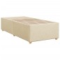 vidaXL Boxspringbett mit Matratze Creme 80x200 cm Stoff vidaXL Boxspringbett mit Matratze Creme 80x200 cm Stoff