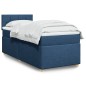 vidaXL Boxspringbett mit Matratze Blau 80x200 cm Stoff vidaXL Boxspringbett mit Matratze Blau 80x200 cm Stoff
