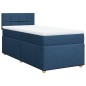 vidaXL Boxspringbett mit Matratze Blau 80x200 cm Stoff vidaXL Boxspringbett mit Matratze Blau 80x200 cm Stoff