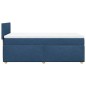 vidaXL Boxspringbett mit Matratze Blau 80x200 cm Stoff vidaXL Boxspringbett mit Matratze Blau 80x200 cm Stoff