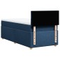 vidaXL Boxspringbett mit Matratze Blau 80x200 cm Stoff vidaXL Boxspringbett mit Matratze Blau 80x200 cm Stoff