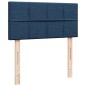 vidaXL Boxspringbett mit Matratze Blau 80x200 cm Stoff vidaXL Boxspringbett mit Matratze Blau 80x200 cm Stoff