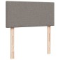 vidaXL Boxspringbett mit Matratze Taupe 90x190 cm Stoff vidaXL Boxspringbett mit Matratze Taupe 90x190 cm Stoff