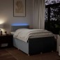 vidaXL Boxspringbett mit Matratze Hellgrau 120x200 cm Stoff vidaXL Boxspringbett mit Matratze Hellgrau 120x200 cm Stoff