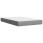 vidaXL Boxspringbett mit Matratze Hellgrau 120x200 cm Stoff vidaXL Boxspringbett mit Matratze Hellgrau 120x200 cm Stoff
