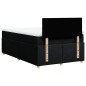 vidaXL Boxspringbett mit Matratze Schwarz 120x200 cm Stoff vidaXL Boxspringbett mit Matratze Schwarz 120x200 cm Stoff