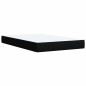 vidaXL Boxspringbett mit Matratze Schwarz 120x200 cm Stoff vidaXL Boxspringbett mit Matratze Schwarz 120x200 cm Stoff