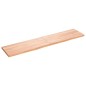 Tischplatte Hellbraun 180x40x4 cm Massivholz Eiche Behandelt Tischplatte Hellbraun 180x40x4 cm Massivholz Eiche Behandelt