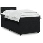 vidaXL Boxspringbett mit Matratze Schwarz 80x200 cm Samt vidaXL Boxspringbett mit Matratze Schwarz 80x200 cm Samt