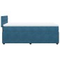vidaXL Boxspringbett mit Matratze Blau 80x200 cm Samt vidaXL Boxspringbett mit Matratze Blau 80x200 cm Samt