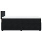 vidaXL Boxspringbett mit Matratze Schwarz 90x190 cm Samt vidaXL Boxspringbett mit Matratze Schwarz 90x190 cm Samt