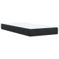 vidaXL Boxspringbett mit Matratze Schwarz 90x190 cm Samt vidaXL Boxspringbett mit Matratze Schwarz 90x190 cm Samt