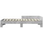 vidaXL Bettgestell Betongrau 90x190 cm Holzwerkstoff vidaXL Bettgestell Betongrau 90x190 cm Holzwerkstoff