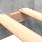 vidaXL Bettgestell Betongrau 90x190 cm Holzwerkstoff vidaXL Bettgestell Betongrau 90x190 cm Holzwerkstoff