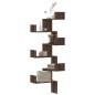 vidaXL Wand-Eckregal Braun Eichen-Optik 45x45x147 cm Holzwerkstoff vidaXL Wand-Eckregal Braun Eichen-Optik 45x45x147 cm Holzwerkstoff