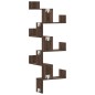 vidaXL Wand-Eckregal Braun Eichen-Optik 45x45x147 cm Holzwerkstoff vidaXL Wand-Eckregal Braun Eichen-Optik 45x45x147 cm Holzwerkstoff