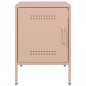 vidaXL Nachttisch Rosa 36x39x50,5 cm Stahl vidaXL Nachttisch Rosa 36x39x50,5 cm Stahl