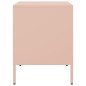 vidaXL Nachttisch Rosa 36x39x50,5 cm Stahl vidaXL Nachttisch Rosa 36x39x50,5 cm Stahl