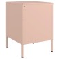 vidaXL Nachttisch Rosa 36x39x50,5 cm Stahl vidaXL Nachttisch Rosa 36x39x50,5 cm Stahl